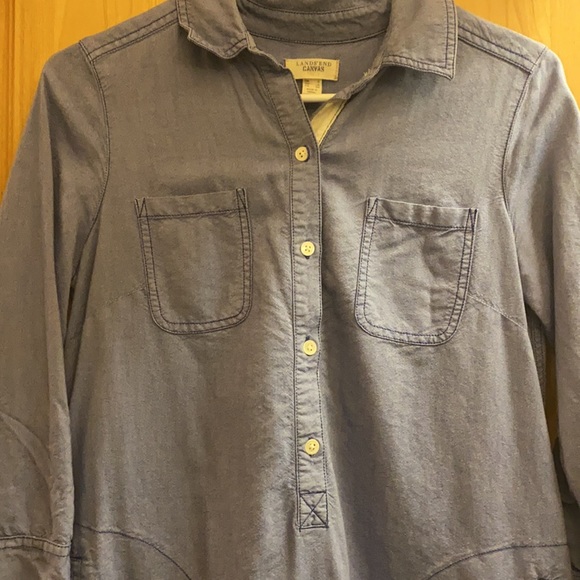 Land’s End Oxford Dress - Picture 3 of 4